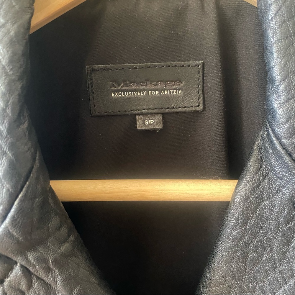 Aritzia x Mackage Rumer leather jacket   Size Small - Picture 3 of 14